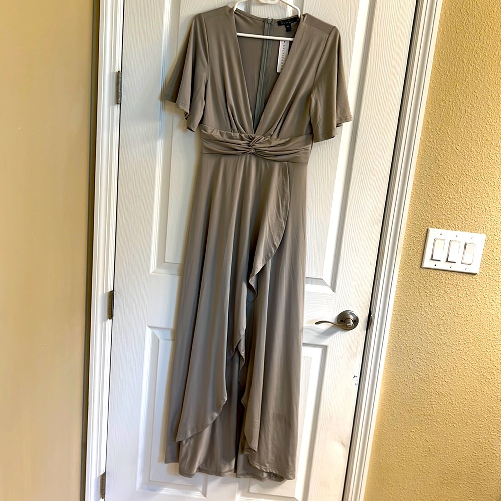 Gray Baltic Born high low dress